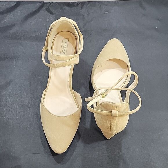 BRAND NEW COLE HAAN D'ORSAY WEDGE SANDALS - Picture 4 of 14